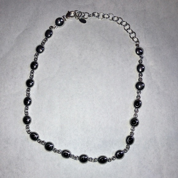 Black and Silver Necklaces - Lot of 3 - not real silver - Picture 2 of 12